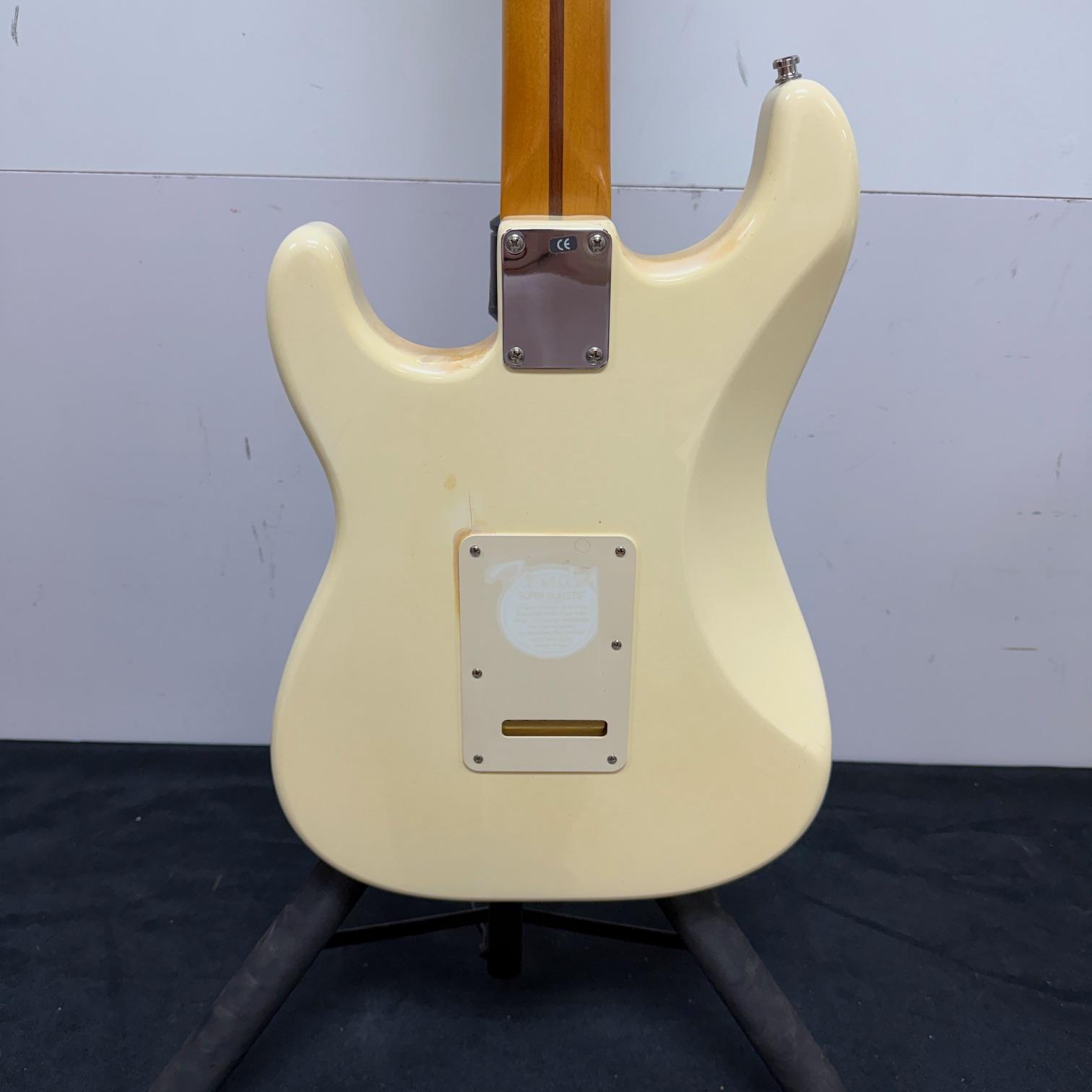 Used Fender Standard Fat Strat Stratocaster Electric Guitar HSS Made in Mexico 2003 Antique White - Image 20