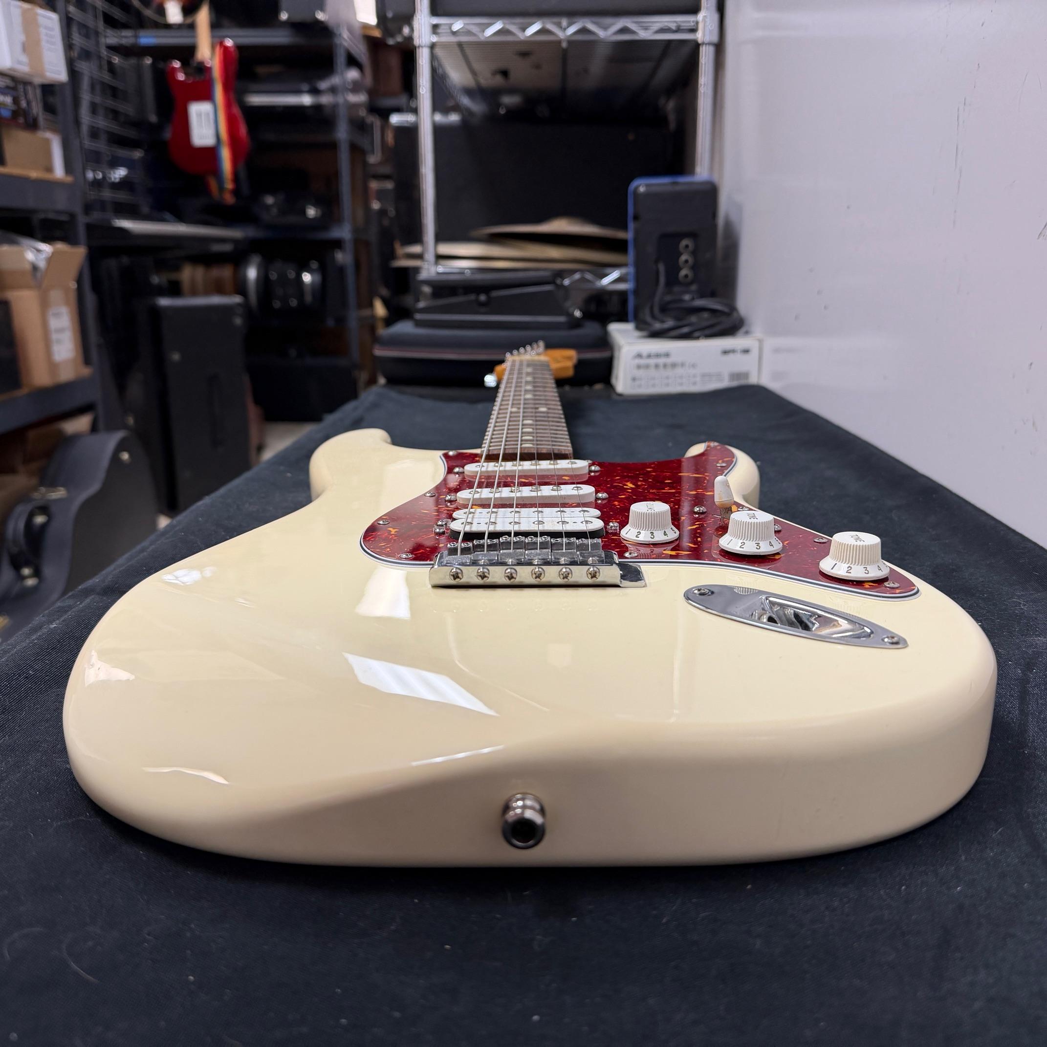 Used Fender Standard Fat Strat Stratocaster Electric Guitar HSS Made in Mexico 2003 Antique White - Image 24