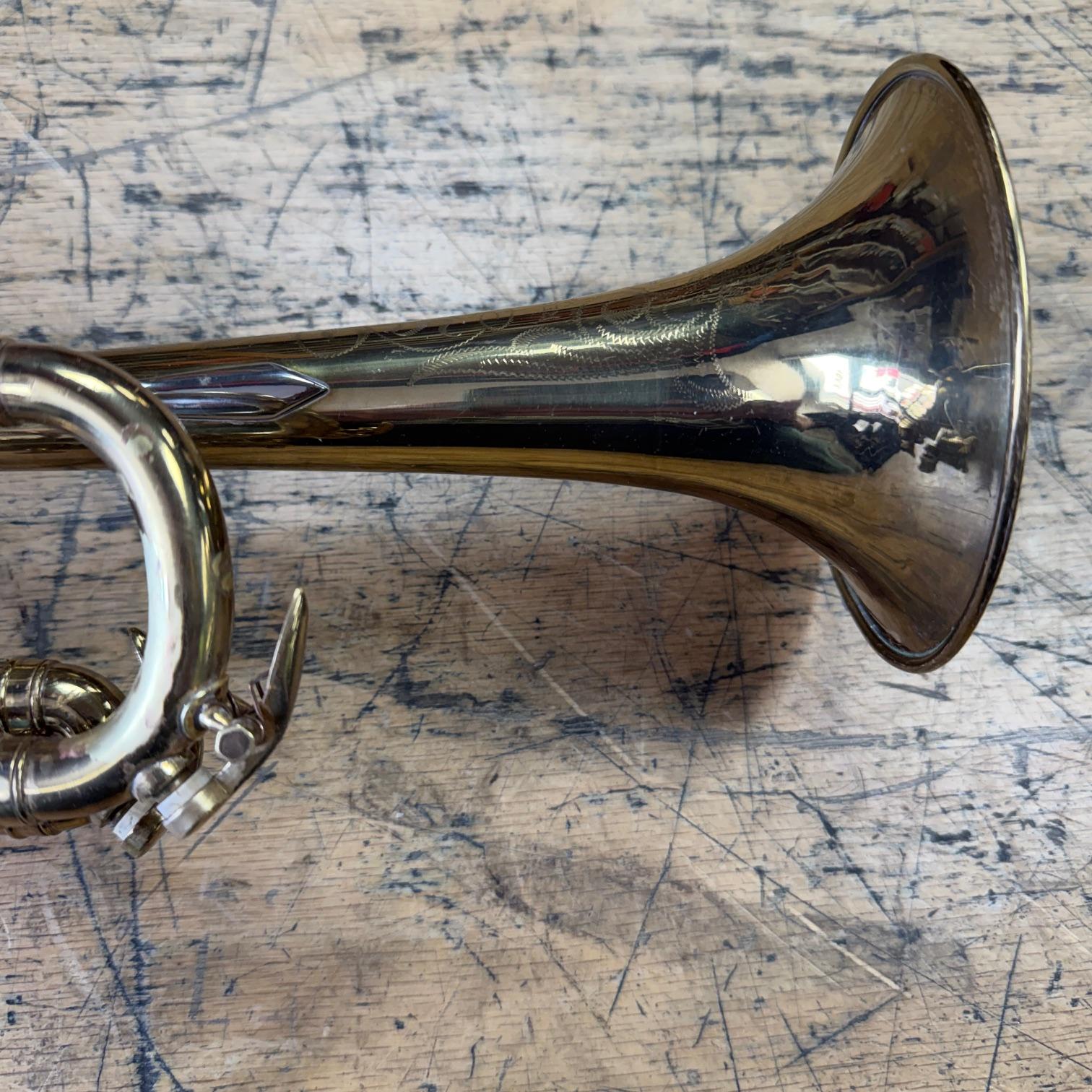Vintage Selmer Signet Bb Trumpet Just Serviced with Reynolds Case 1952 - Image 6