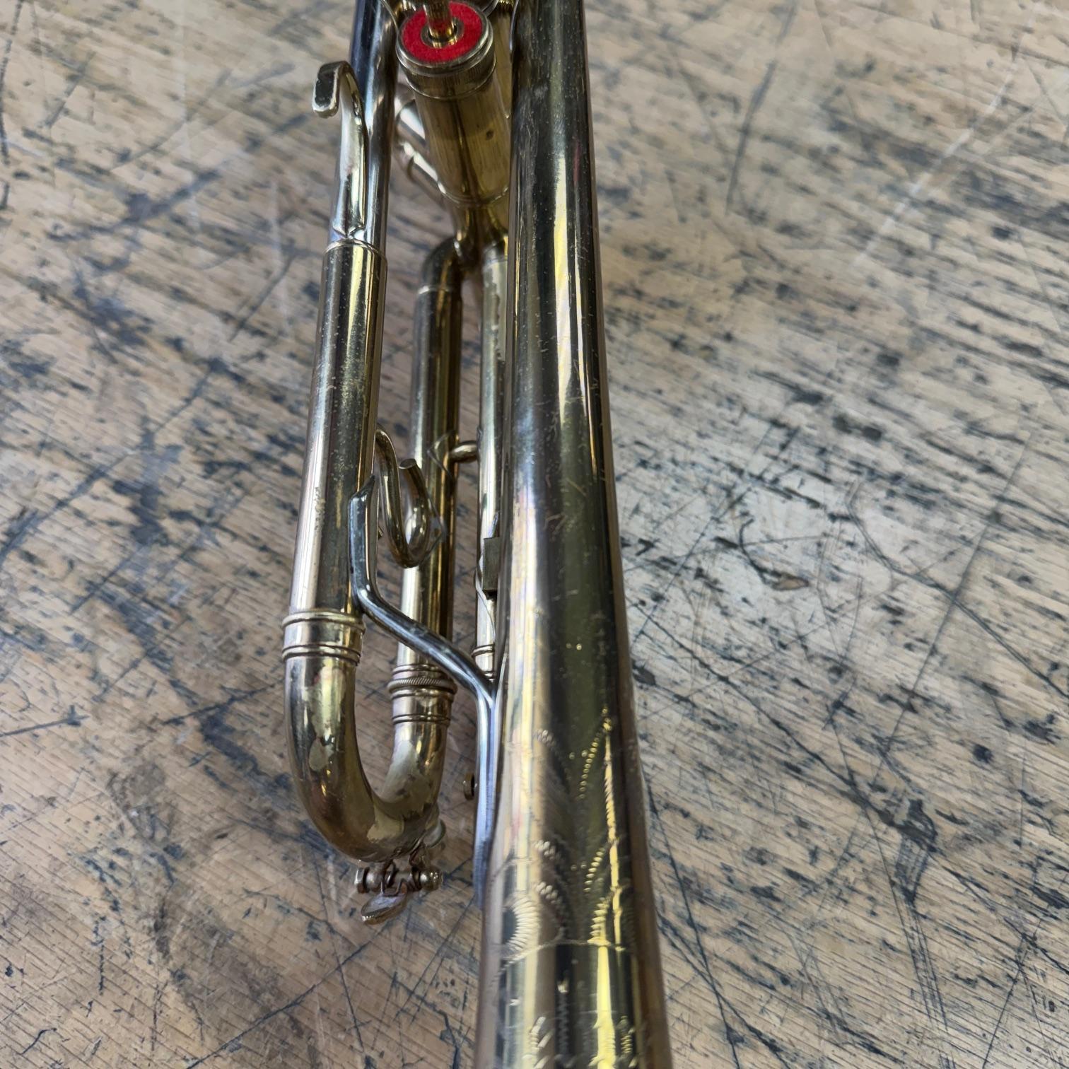 Vintage Selmer Signet Bb Trumpet Just Serviced with Reynolds Case 1952 - Image 9