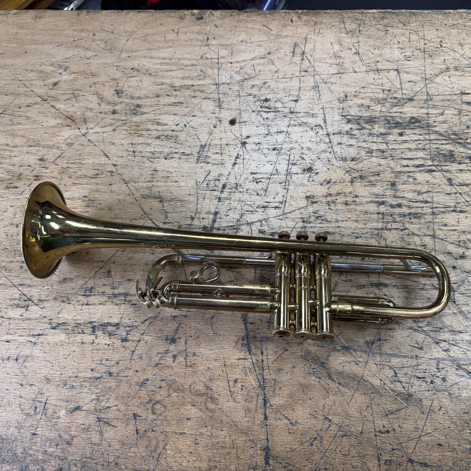 Vintage Selmer Signet Bb Trumpet Just Serviced with Reynolds Case 1952 - Image 11