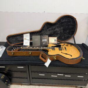 Used Gibson Memphis ES-335 ESDT15ANNH1 Semi-Hollow Body Electric Guitar Flamed Blonde with Case & Certificate of Authenticity 2015
