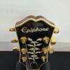 Used Epiphone E212TV Sheraton 50th Anniversary 1962 Reissue Cherry Semi-Hollow Body Electric Guitar with Tremolo Bridge & Case - Image 3