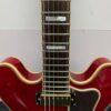 Used Epiphone E212TV Sheraton 50th Anniversary 1962 Reissue Cherry Semi-Hollow Body Electric Guitar with Tremolo Bridge & Case - Image 8