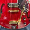 Used Epiphone E212TV Sheraton 50th Anniversary 1962 Reissue Cherry Semi-Hollow Body Electric Guitar with Tremolo Bridge & Case - Image 11