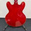 Used Epiphone E212TV Sheraton 50th Anniversary 1962 Reissue Cherry Semi-Hollow Body Electric Guitar with Tremolo Bridge & Case - Image 22