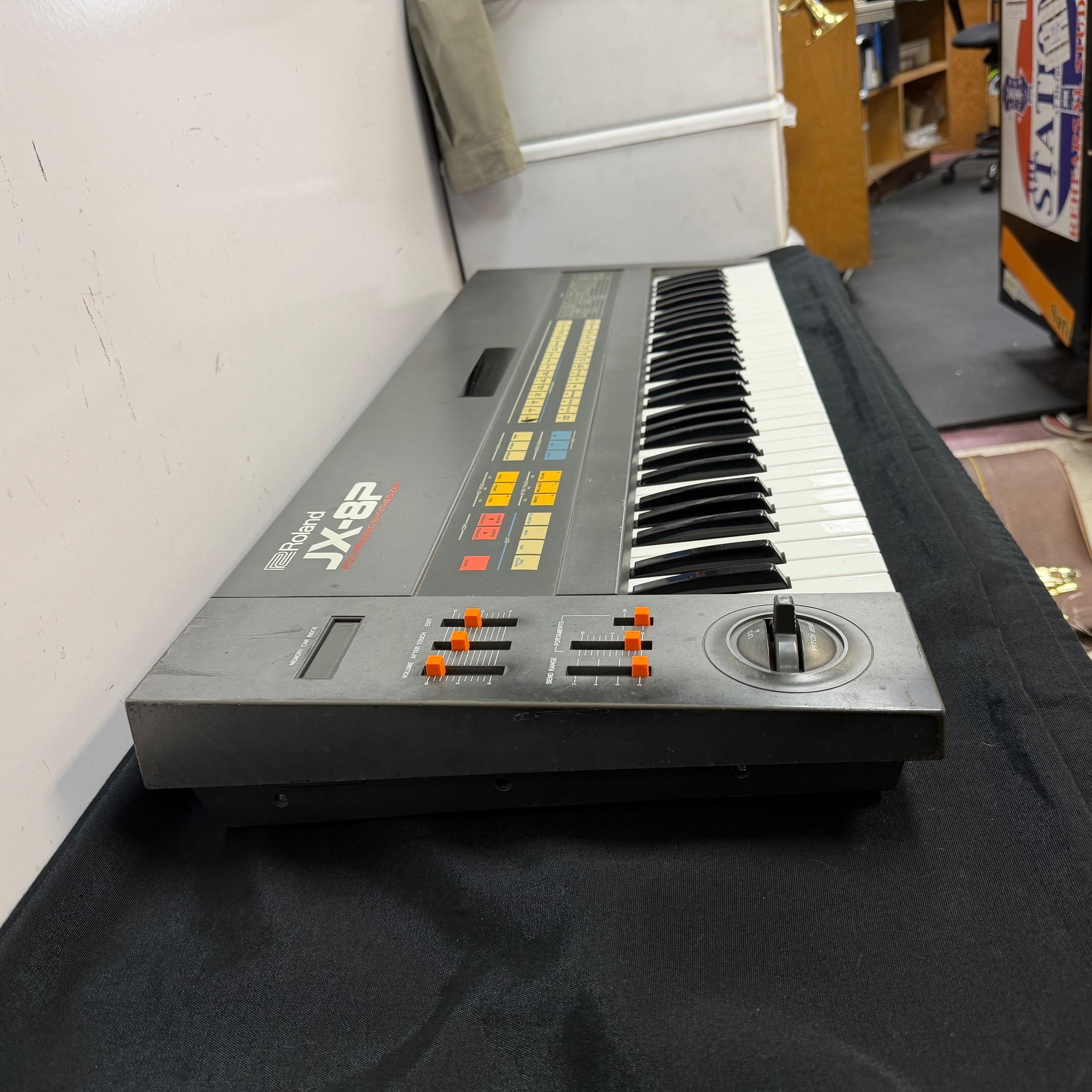 Vintage Roland JX-8P Polyphonic Synth Synthesizer Keyboard Made in Japan - Image 5