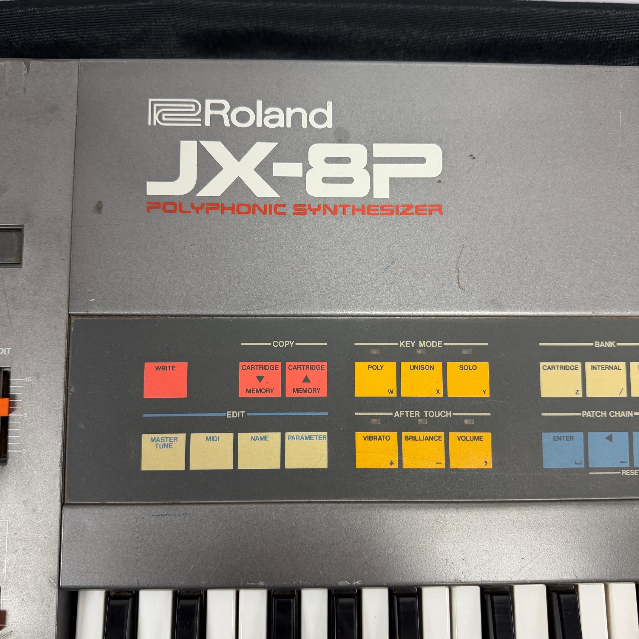 Vintage Roland JX-8P Polyphonic Synth Synthesizer Keyboard Made in Japan - Image 7
