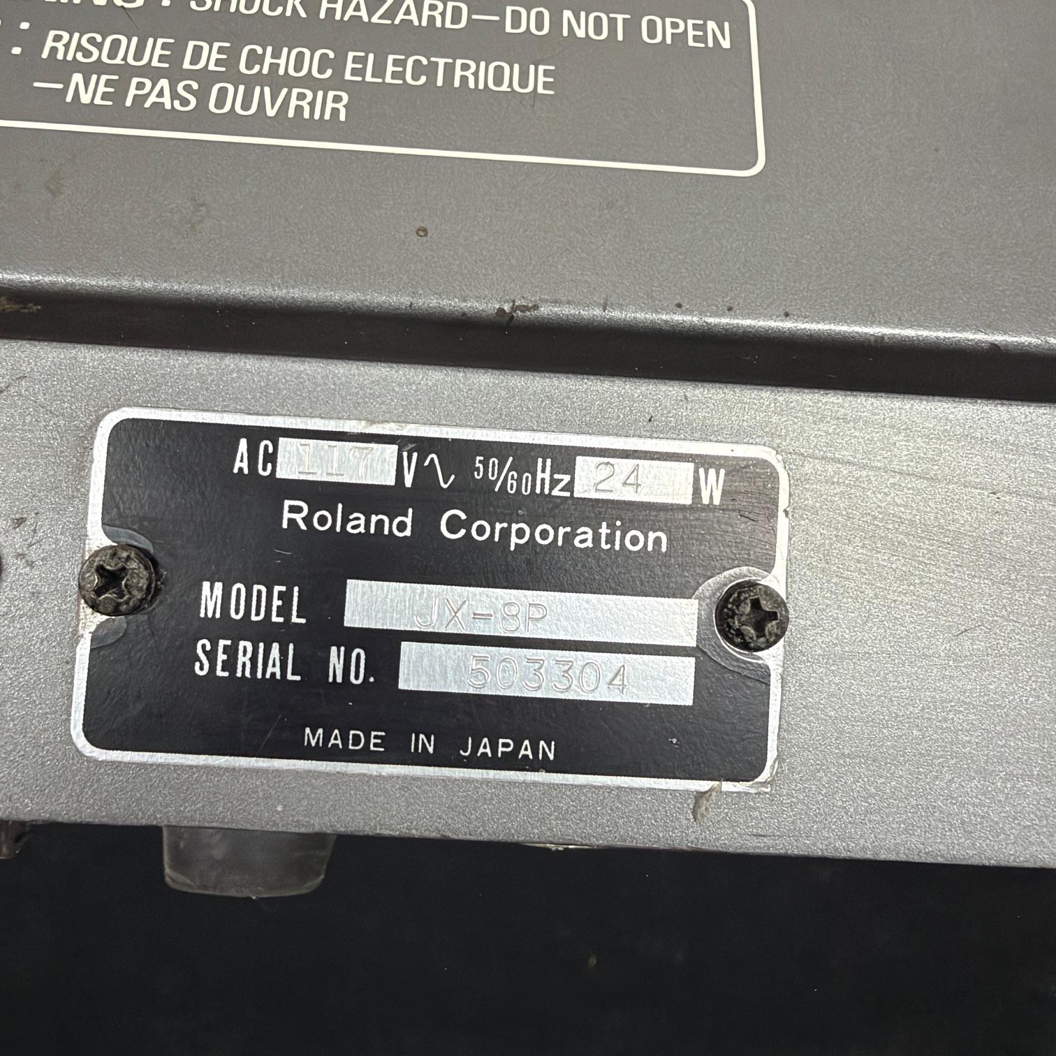 Vintage Roland JX-8P Polyphonic Synth Synthesizer Keyboard Made in Japan - Image 15
