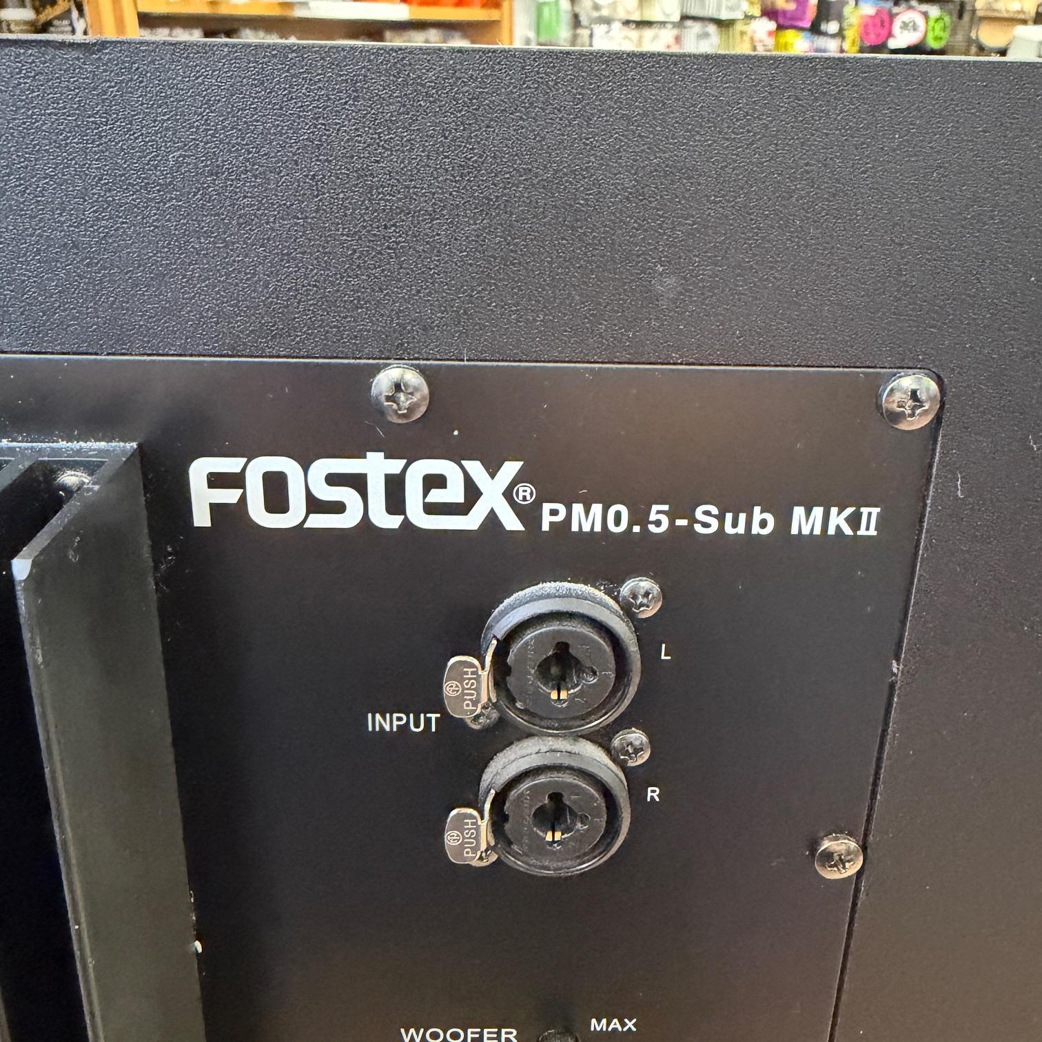 Used Fostex Model PM0.5-Sub MKII Active 8" 110W Front-Firing Powered Subwoofer - Image 6