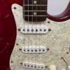 Used Jay Turser JT-300QMT 300 Series Strat-Style Electric Guitar Transparent Red - Image 7