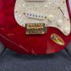 Used Jay Turser JT-300QMT 300 Series Strat-Style Electric Guitar Transparent Red - Image 8