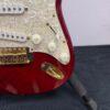 Used Jay Turser JT-300QMT 300 Series Strat-Style Electric Guitar Transparent Red - Image 9