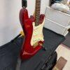 Used Jay Turser JT-300QMT 300 Series Strat-Style Electric Guitar Transparent Red - Image 10