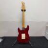 Used Jay Turser JT-300QMT 300 Series Strat-Style Electric Guitar Transparent Red - Image 12