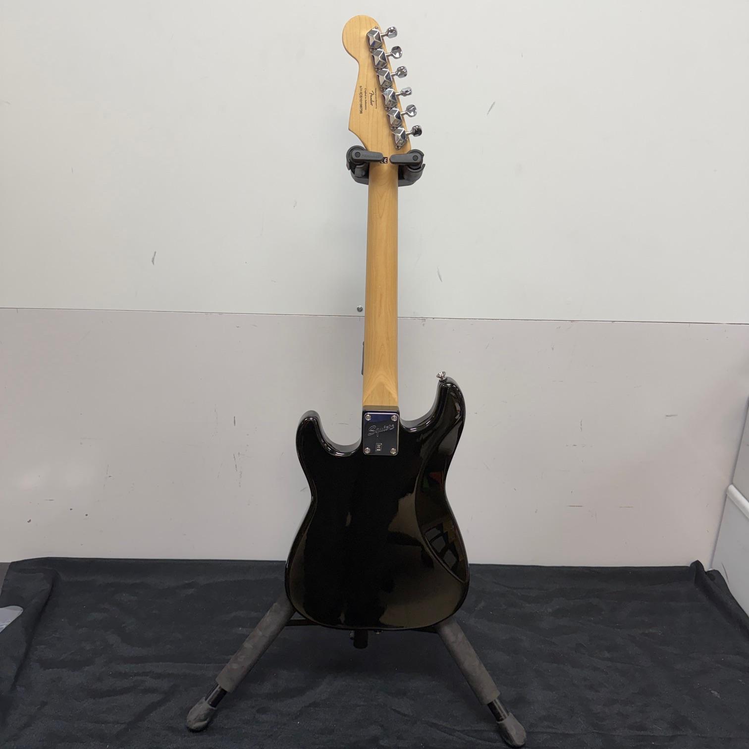 Used Squier Mini Strat Stratocaster Electric Guitar Black - Image 11