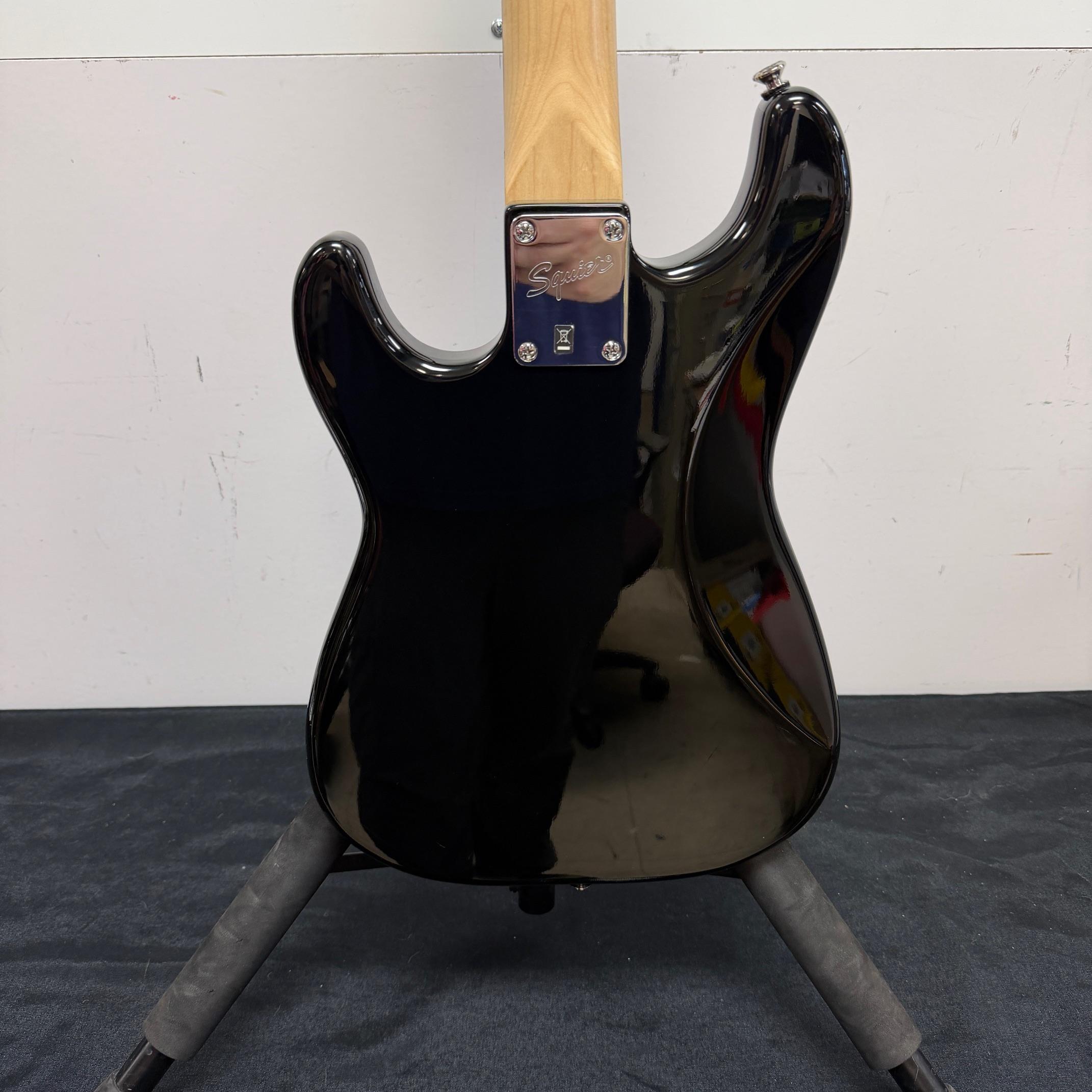 Used Squier Mini Strat Stratocaster Electric Guitar Black - Image 16