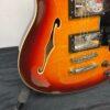 Used Fender Starcaster Semi-Hollow body Electric Guitar Maple Fingerboard Aged Cherry Burst with TKL Case 2013 - Image 12