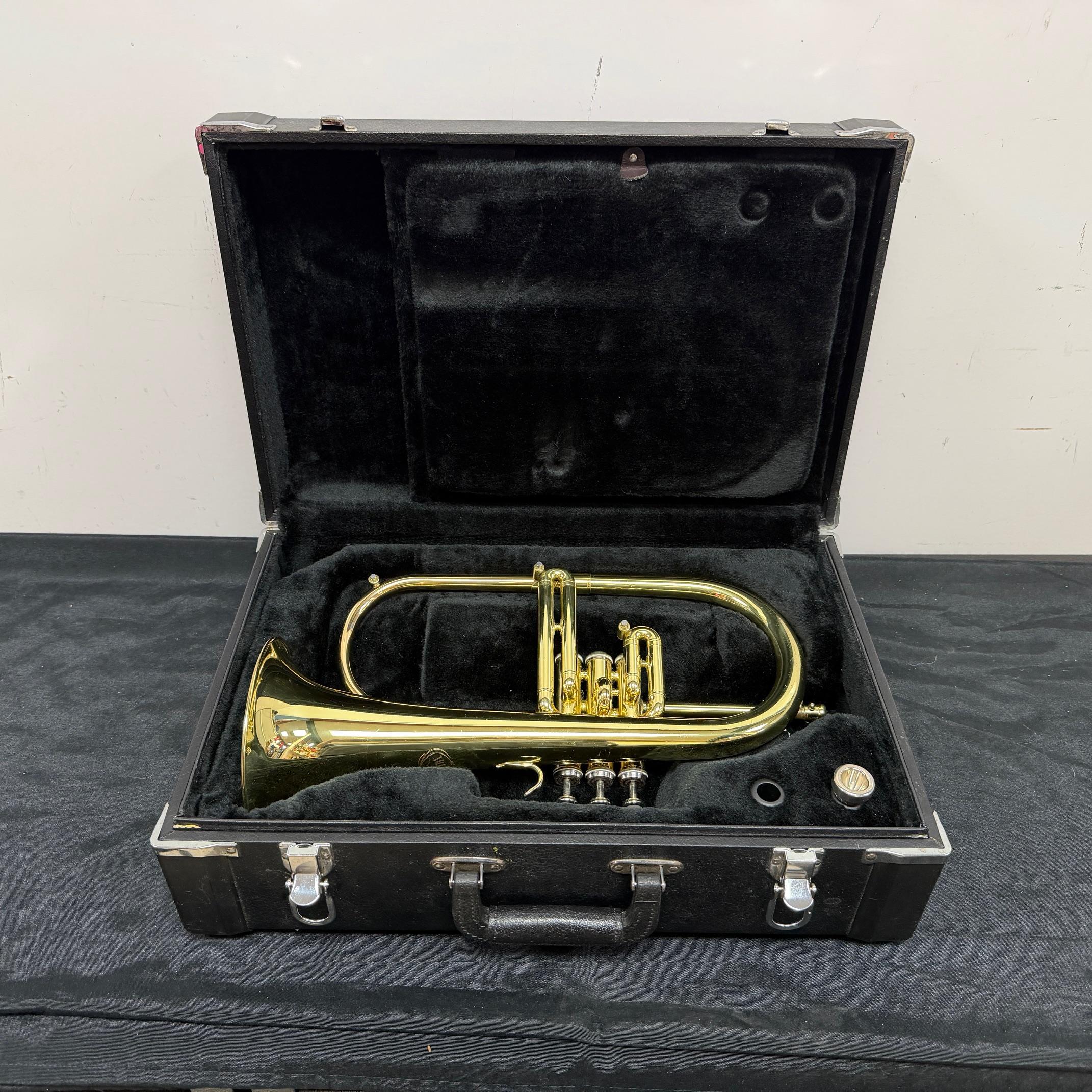 Used Jupiter JFH-846 846 Series Bb Flugelhorn Flugel Horn Just Serviced with Case & Blessing Mouthpiece