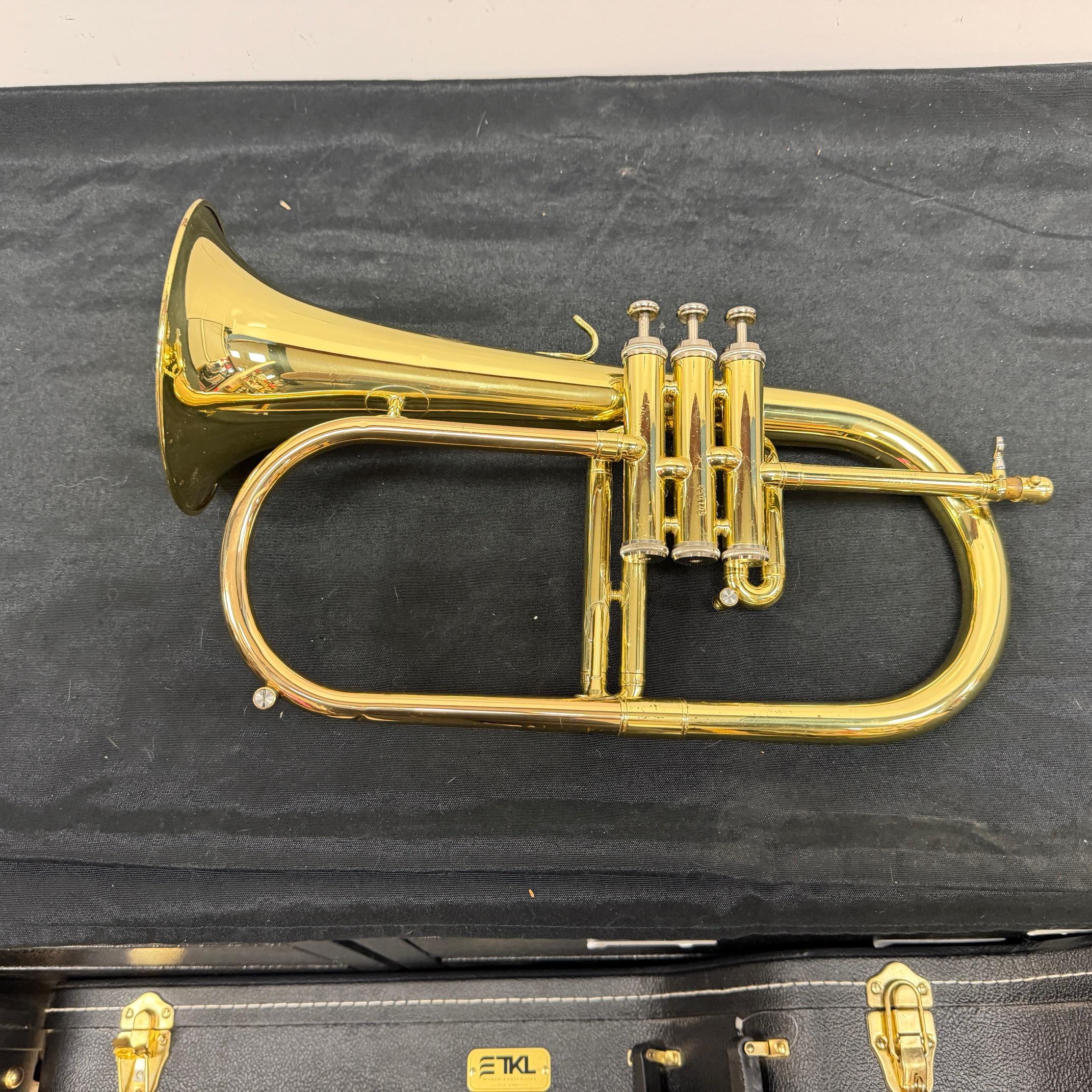 Used Jupiter JFH-846 846 Series Bb Flugelhorn Flugel Horn Just Serviced with Case & Blessing Mouthpiece - Image 2