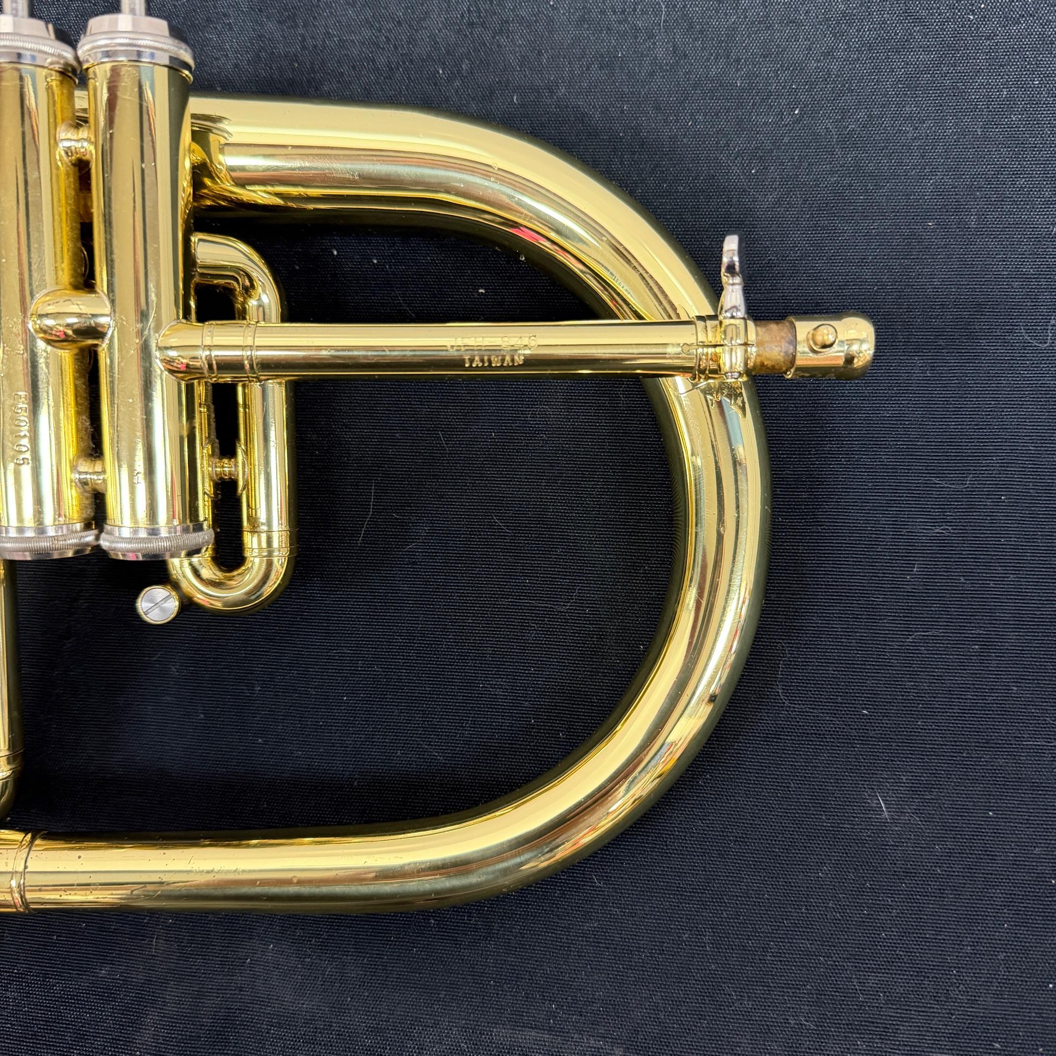 Used Jupiter JFH-846 846 Series Bb Flugelhorn Flugel Horn Just Serviced with Case & Blessing Mouthpiece - Image 3