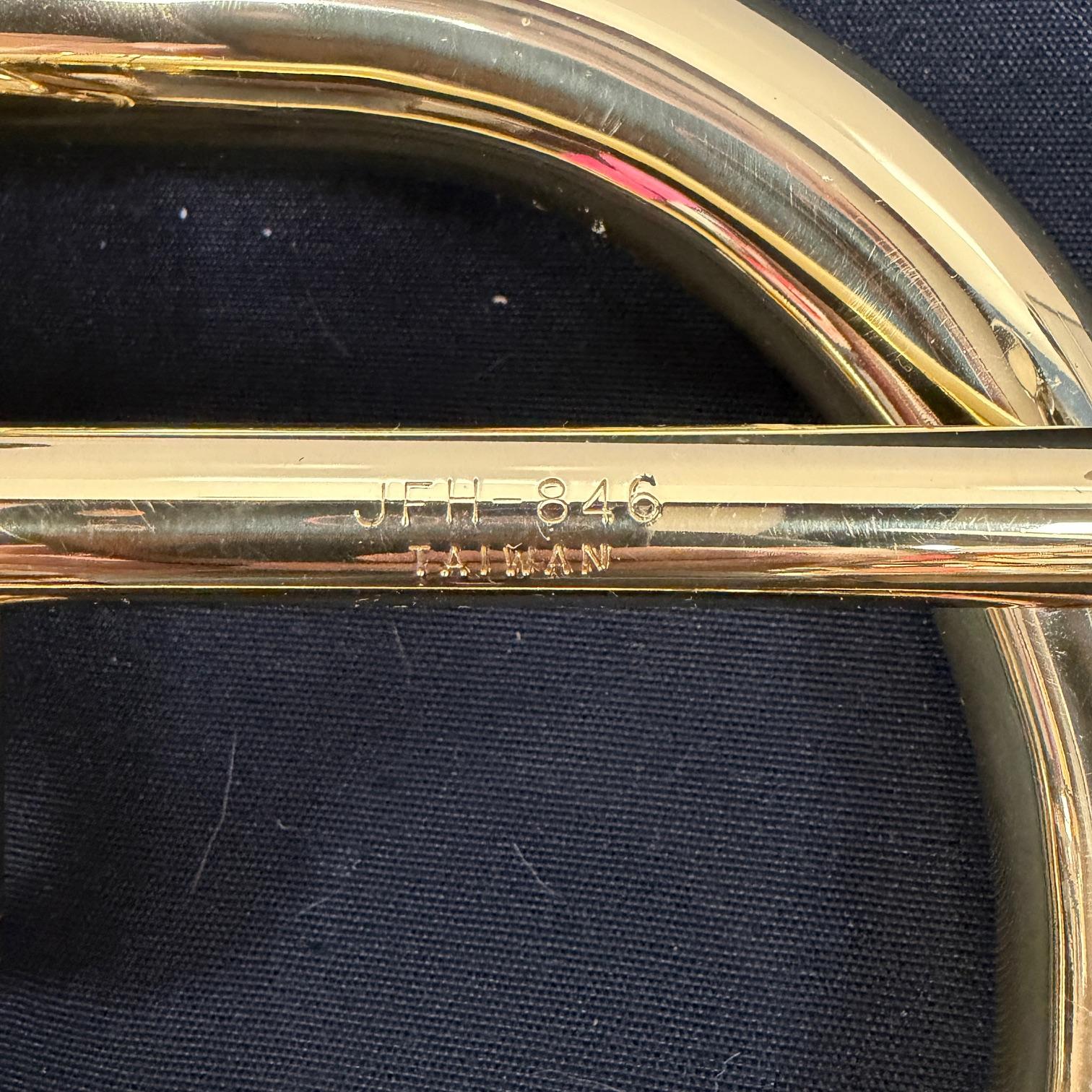 Used Jupiter JFH-846 846 Series Bb Flugelhorn Flugel Horn Just Serviced with Case & Blessing Mouthpiece - Image 4