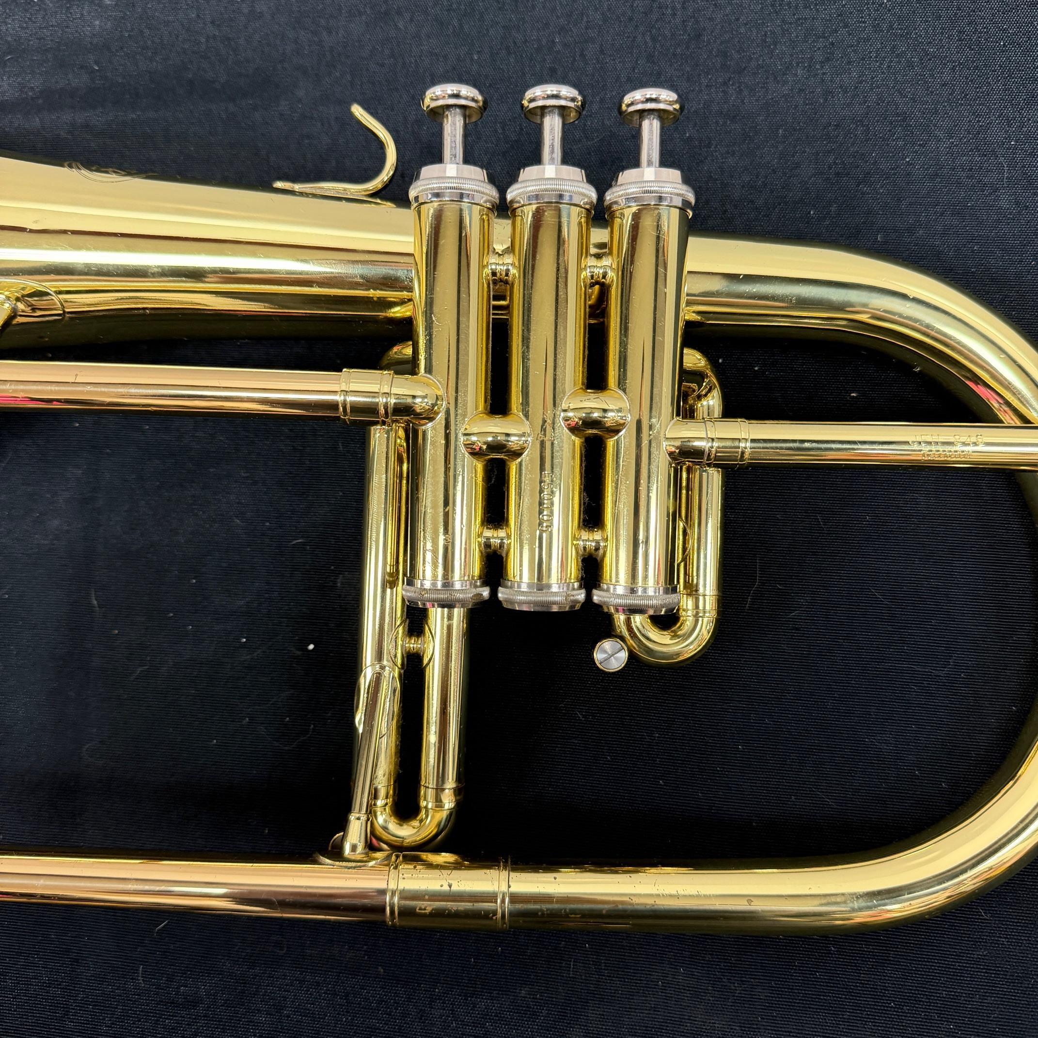 Used Jupiter JFH-846 846 Series Bb Flugelhorn Flugel Horn Just Serviced with Case & Blessing Mouthpiece - Image 5