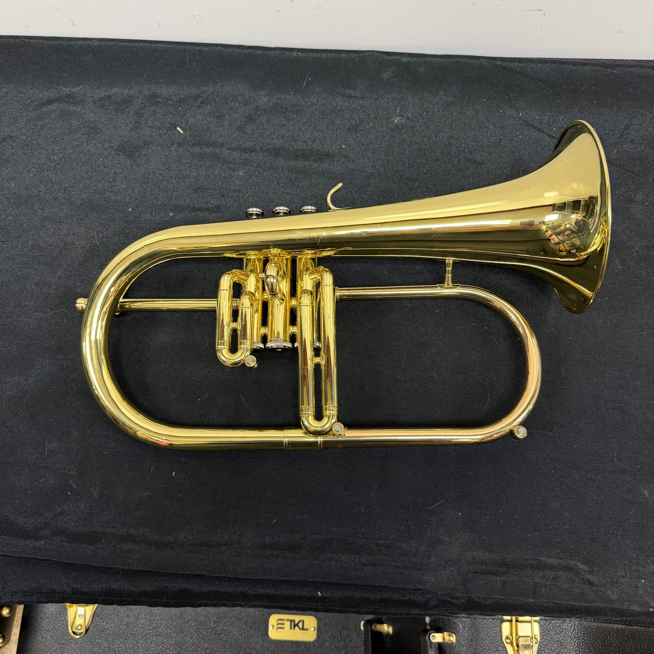 Used Jupiter JFH-846 846 Series Bb Flugelhorn Flugel Horn Just Serviced with Case & Blessing Mouthpiece - Image 12