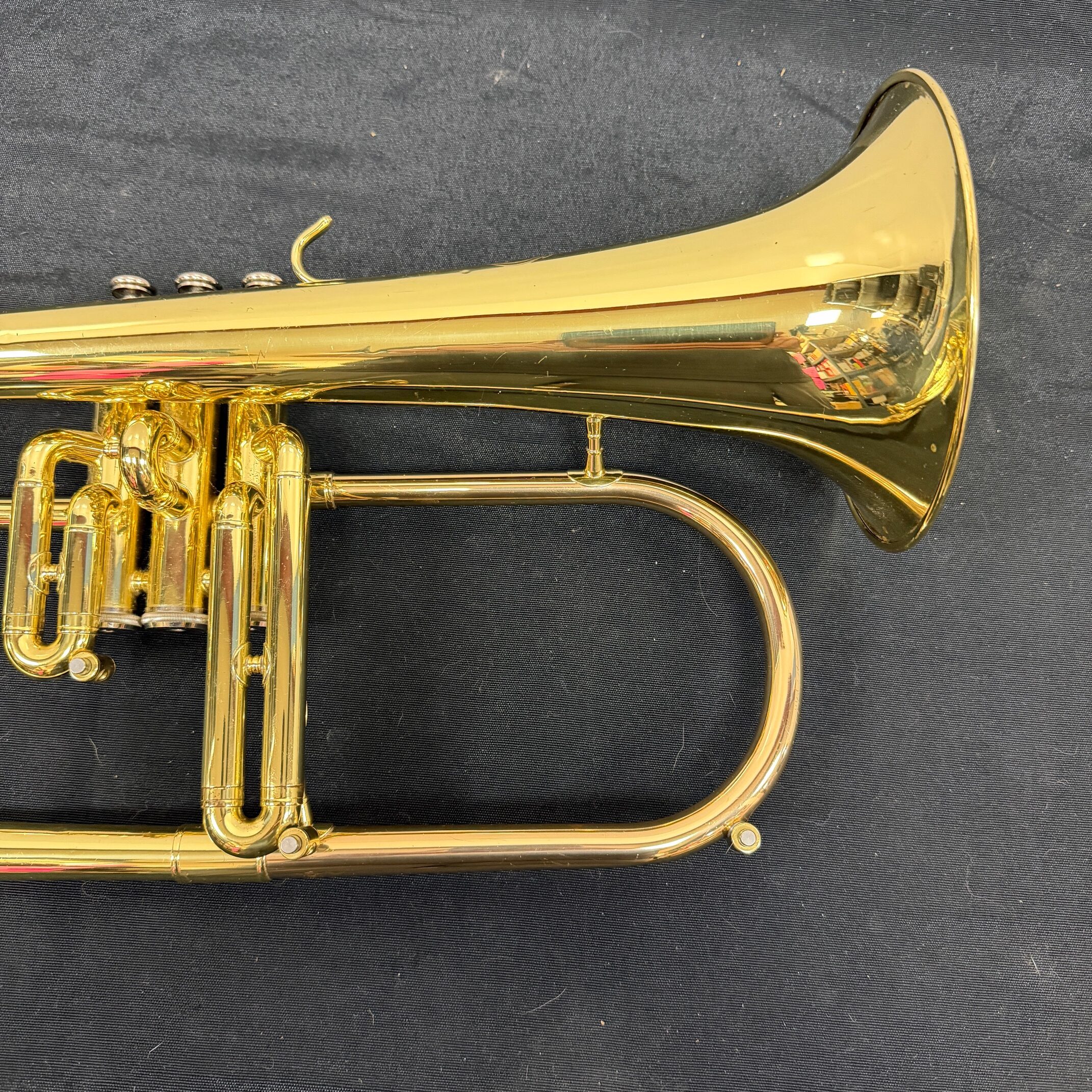 Used Jupiter JFH-846 846 Series Bb Flugelhorn Flugel Horn Just Serviced with Case & Blessing Mouthpiece - Image 13