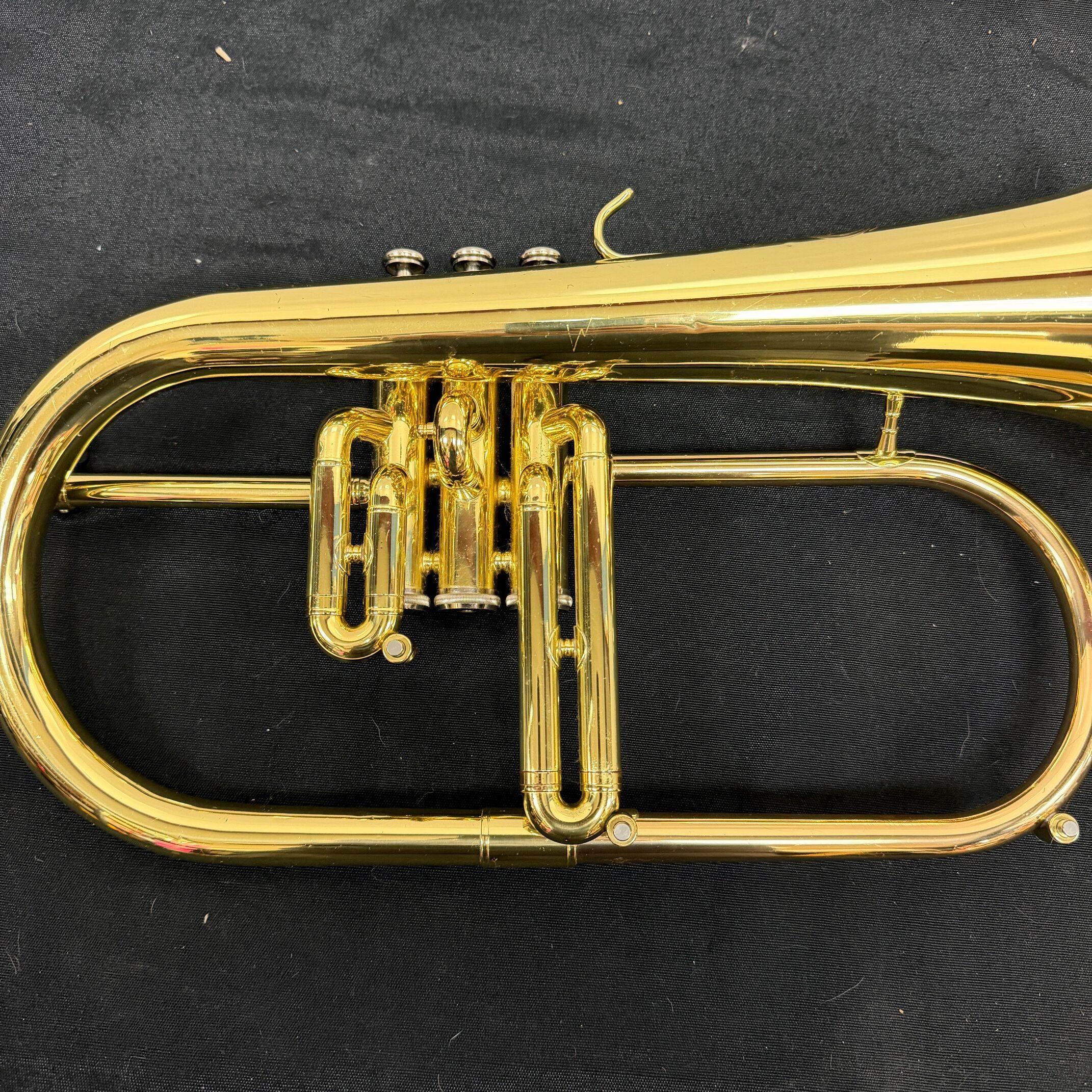 Used Jupiter JFH-846 846 Series Bb Flugelhorn Flugel Horn Just Serviced with Case & Blessing Mouthpiece - Image 14