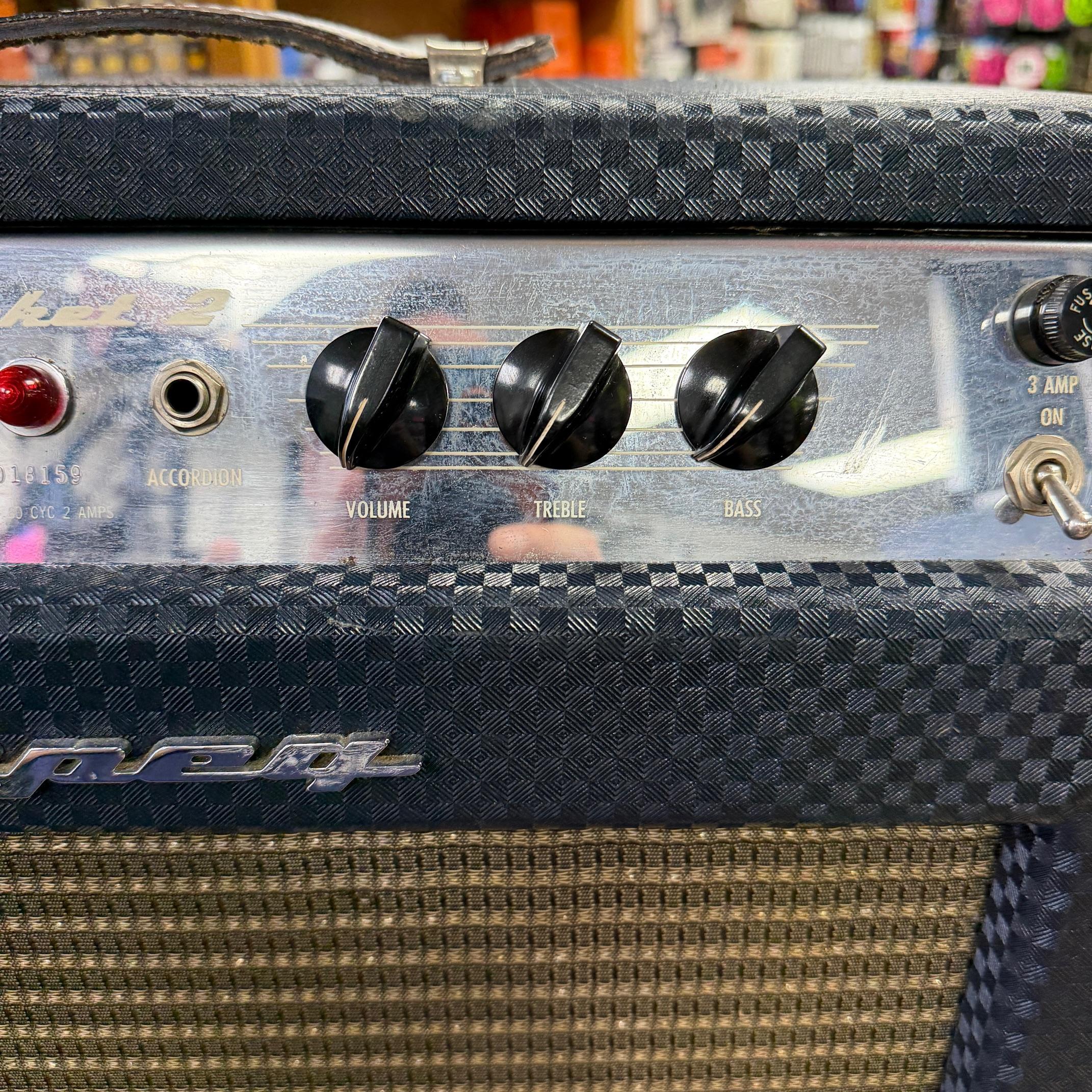 Vintage Ampeg GS-12 Rocket 2 Tube Guitar Amp Amplifier 1965 - Image 6
