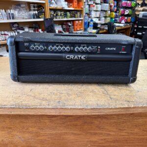 Used Crate GT1200H 3-Channel 120-Watt Solid State Guitar Amp Amplifier Head