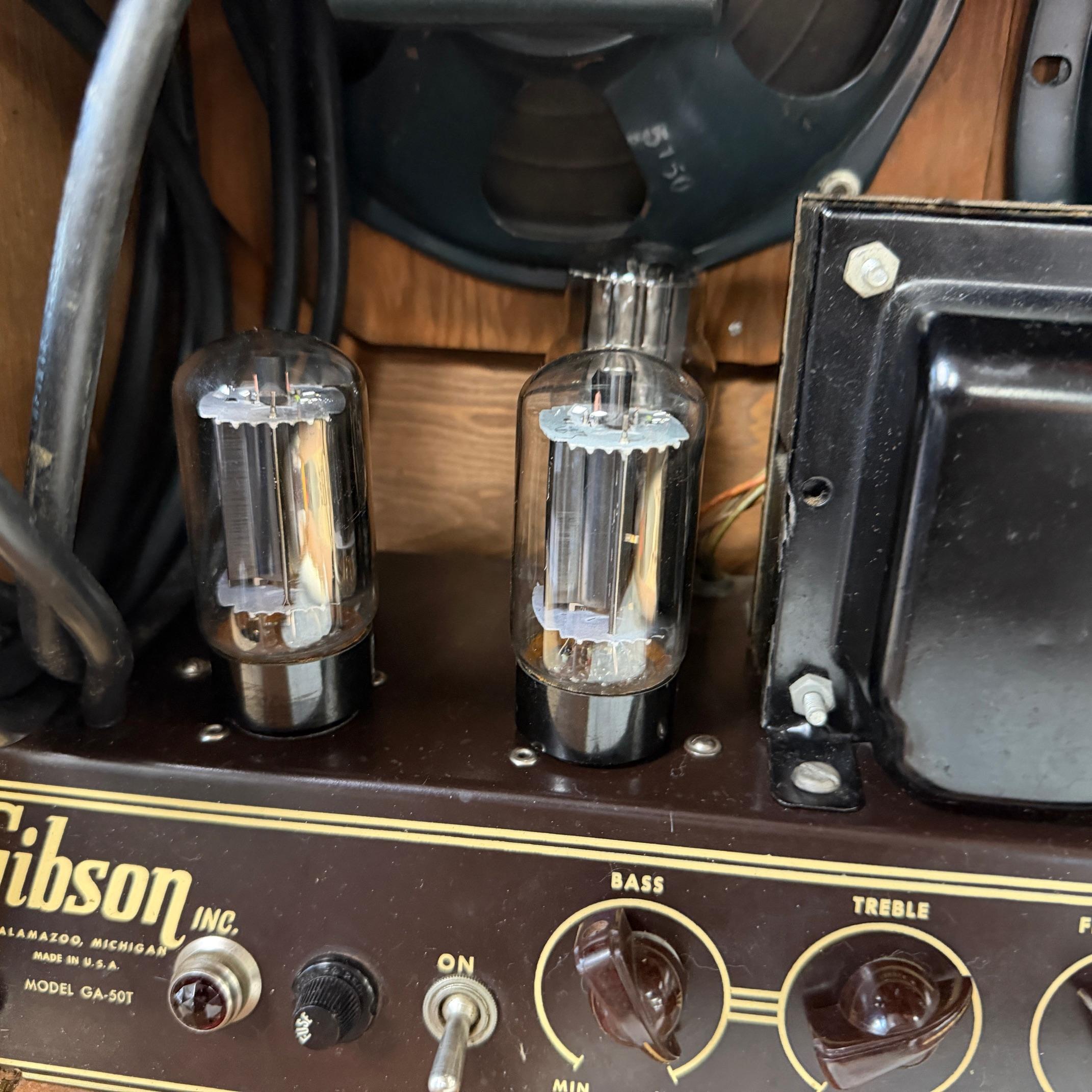 Vintage Gibson GA-50T Tube Guitar Amp Amplifier 1950's Tremolo - Image 13