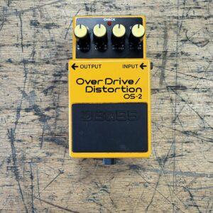 Used Boss OS-2 Overdrive Distortion Guitar Pedal