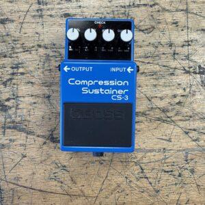 Used Boss CS-3 Compression Sustainer Guitar Pedal