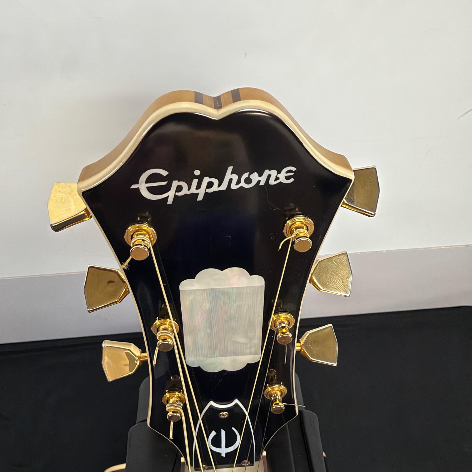 Used Epiphone FT120 Masterbilt Excellente Acoustic Guitar Made in the USA Antique Natural 2022 - Image 2