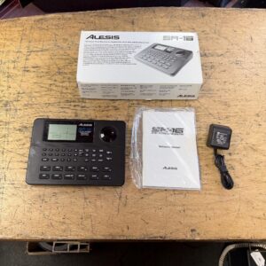 Used Alesis SR-16 Drum Machine with Original Box Manual and AC Adapter