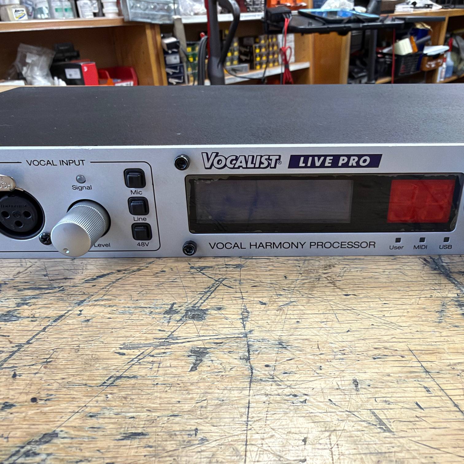Used Digitech Vocalist Live Pro Rack Mount Vocal Harmony Processor VLPV - Image 3